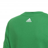 Βαμβακερό μπλουζάκι με λογότυπο Essentials, πράσινο Adidas 231036 3
