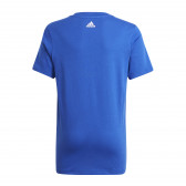 Βαμβακερό μπλουζάκι με το λογότυπο Essentials, μπλε Adidas 231040 2