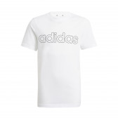 Essentials βαμβακερό μπλουζάκι, λευκό Adidas 231088 