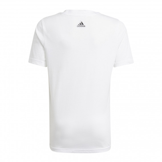 Essentials βαμβακερό μπλουζάκι, λευκό Adidas 231089 2