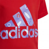 Μπλουζάκι με το λογότυπο της μάρκας, κόκκινο Adidas 231135 3