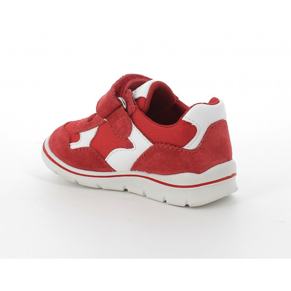Πάνινα παπούτσια με λευκές πινελιές, κόκκινο PRIMIGI 231153 3