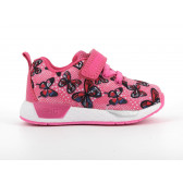 Πάνινα παπούτσια με τύπωμα πεταλούδας, ροζ PRIMIGI 231201 2