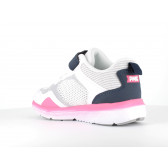 Πάνινα παπούτσια με ροζ τόνους, λευκό PRIMIGI 231223 3