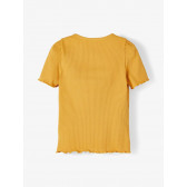 Οργανική βαμβακερή μπλούζα με μανίκια, κίτρινο Name it 231332 2