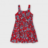 Φόρεμα με floral εκτύπωση, κόκκινο Mayoral 231343 