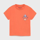 Βαμβακερό μπλουζάκι με τύπωμα για μωρό, ροζ Mayoral 231408 