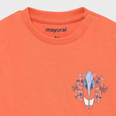 Βαμβακερό μπλουζάκι με τύπωμα για μωρό, ροζ Mayoral 231410 3