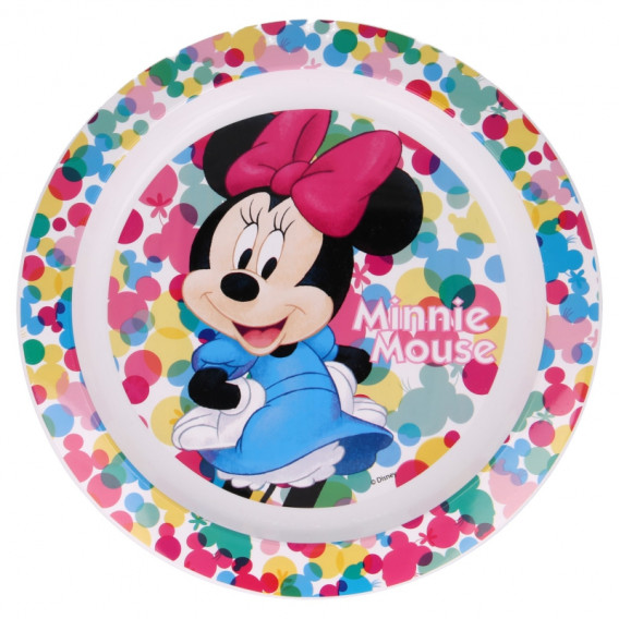 Πιάτο πολυπροπυλενίου, Minnie Mouse, 25 cm. Minnie Mouse 231526 