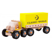 Ξύλινος κατασκευαστής - φορτηγό ρομπότ, 55 τεμάχια Classic World 231659 5