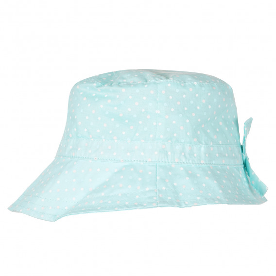 Βαμβακερό μπλε καπέλο για κορίτσι Benetton 231757 