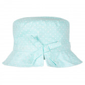 Βαμβακερό μπλε καπέλο για κορίτσι Benetton 231758 2