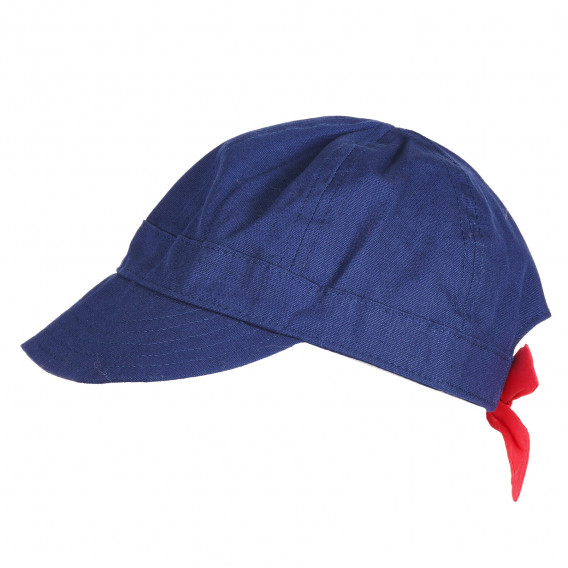 Βαμβακερό καπέλο για κορίτσι, σε μπλε Benetton 231766 