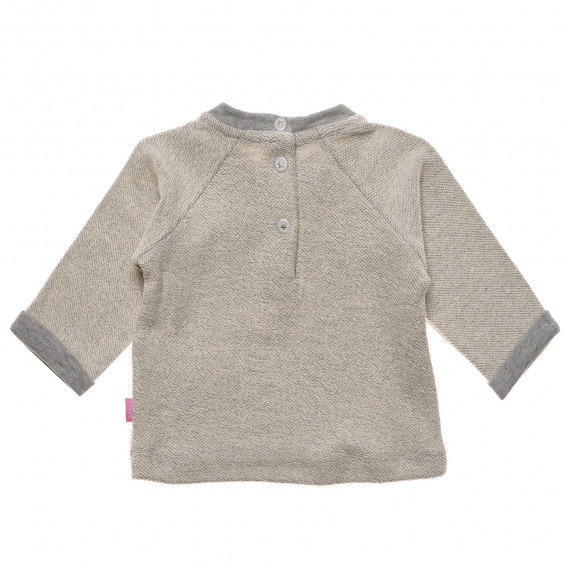 Μακρυμάνικη βαμβακερή μπλούζα για μωρό με στάμπα Chicco 232016 4
