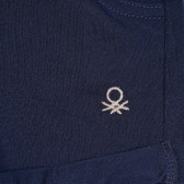 Σορτς με το λογότυπο της μάρκας για μωρό, σκούρο μπλε Benetton 232068 3
