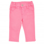 Παντελόνι με διακοσμητικές τσέπες για μωρό, σε ροζ χρώμα Benetton 232420 