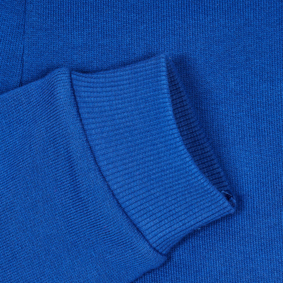 Βαμβακερό παντελόνι με το λογότυπο της μάρκας για μωρό, μπλε Benetton 232514 3