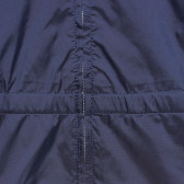 Μπουφάν με κουκούλα και φερμουάρ σε όλο το μήκος για μωρό, σε σκούρο μπλε χρώμα Benetton 232626 2