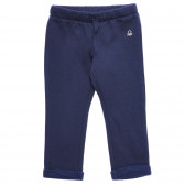 Σπορ παντελόνι με το λογότυπο της μάρκας για μωρό, σκούρο μπλε Benetton 232779 