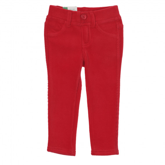 Τζιν παντελόνι για ένα μωρό, κόκκινο Benetton 232838 