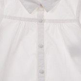 Πουκάμισο με γιακά και κουμπιά, λευκό χρώμα Benetton 232874 2