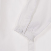 Πουκάμισο με γιακά και κουμπιά, λευκό χρώμα Benetton 232875 3