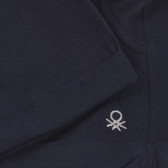 Βαμβακερ;o σορτς με το λογότυπο της μάρκας για μωρό, σκούρο μπλε Benetton 232927 3