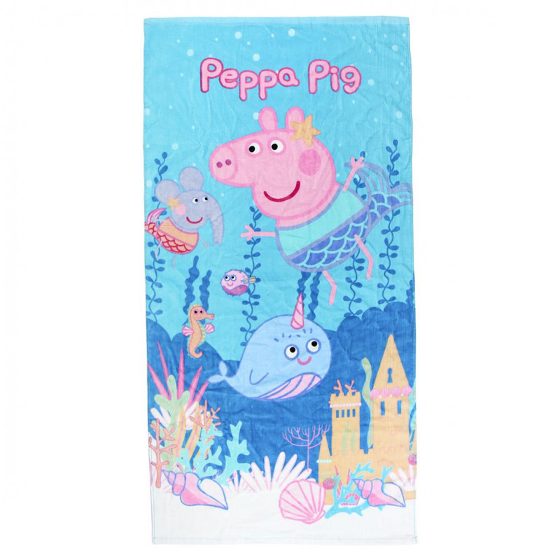 Πετσέτα παραλίας Peppa Pig, μπλε  233016