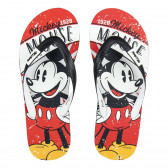 Mickey Mouse σαγιονάρες, κόκκινο και μαύρο Mickey Mouse 233038 