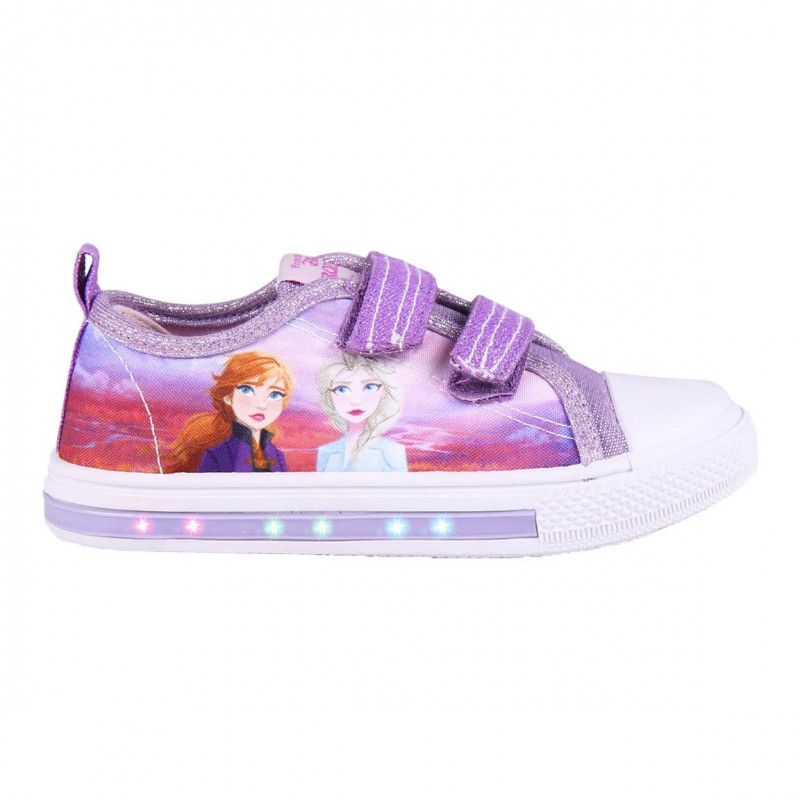 Πάνινα παπούτσια με εκτύπωση Frozen Kingdom και φώτα Led, μοβ  233053