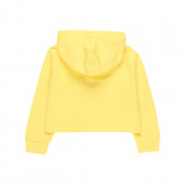 Βαμβακερή μπλούζα με τύπωμα ουράνιο τόξο και λεζάντα, κίτρινο Boboli 233497 2