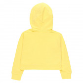 Βαμβακερή μπλούζα με τύπωμα ουράνιο τόξο και λεζάντα, κίτρινο Boboli 233500 5