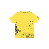 Βαμβακερό μπλουζάκι με χελώνα, κίτρινο Boboli 233549 2
