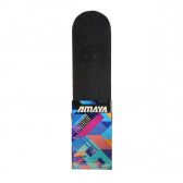 Skateboard με αφηρημένες εκτυπώσεις και μπλε τόνους Amaya 233772 5