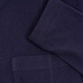 Βαμβακερό μπουφάν με τσέπες, σκούρο μπλε Benetton 233918 3