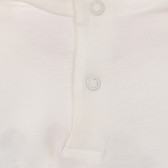 Βαμβακερή μπλούζα με σχέδιο Mickey και Minnie Mouse για μωρό σε λευκό χρώμα Benetton 233950 4