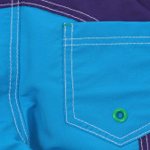 Μαγιό με το λογότυπο της μάρκας και σκούρους μπλε τόνους, ανοιχτό μπλε Benetton 234084 3