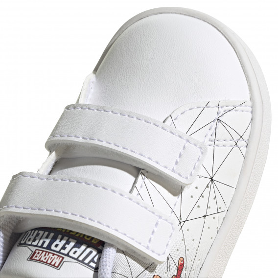 ADVANTAGE Πάνινα παπούτσια για ένα μωρό, λευκό Adidas 234657 6
