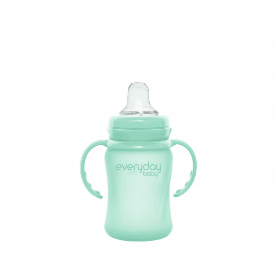 Ποτήρι χωρίς διαρροή, Healthy +, 150 ml, 6+ μηνών, χρώμα: πράσινο Everyday baby 234780 
