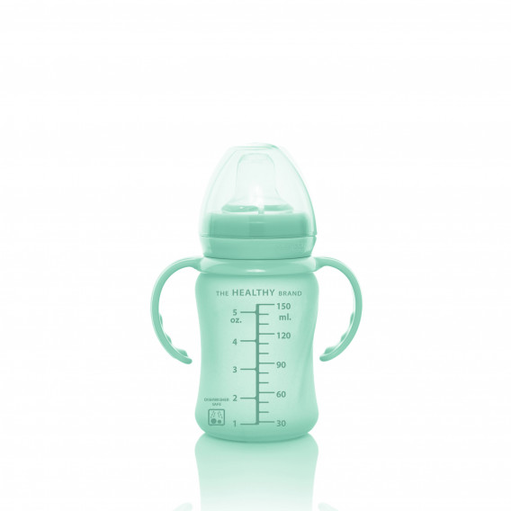 Ποτήρι χωρίς διαρροή, Healthy +, 150 ml, 6+ μηνών, χρώμα: πράσινο Everyday baby 234782 3