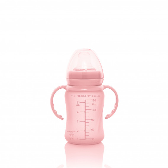 Ποτήρι χωρίς διαρροή, Healthy +, 150 ml, 6+ μηνών, χρώμα: ροζ Everyday baby 234786 3