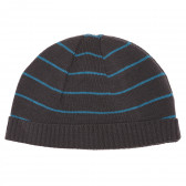 Βαμβακερό καπέλο σε γκρι και μπλε χρώμα για ένα αγόρι Tape a l'oeil 234876 