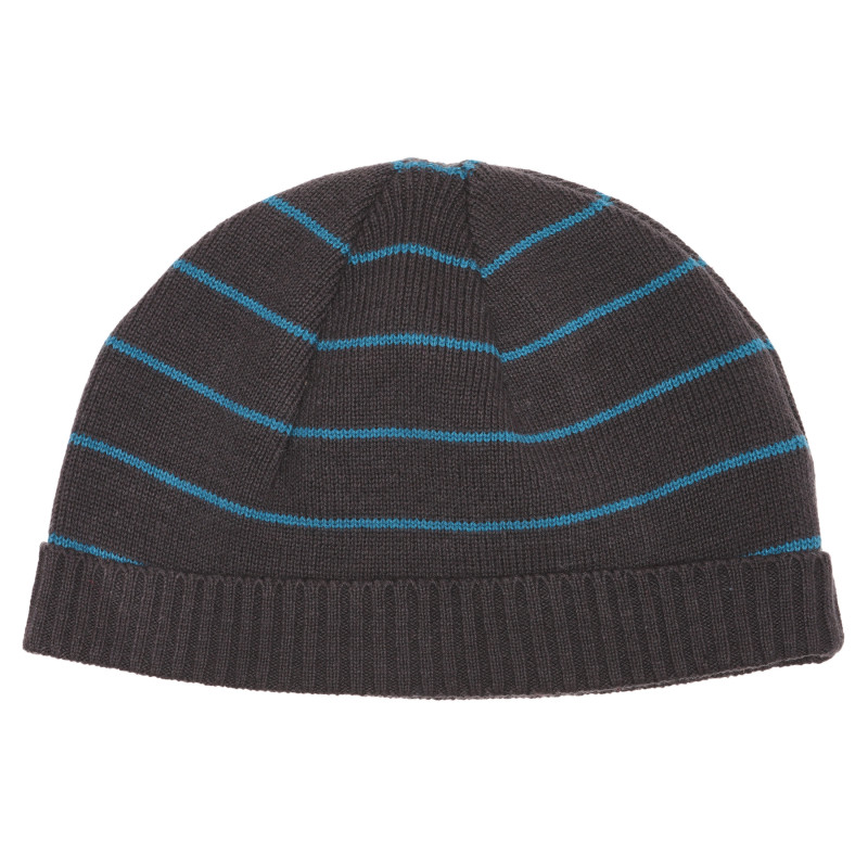Βαμβακερό καπέλο σε γκρι και μπλε χρώμα για ένα αγόρι  234876