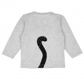 Μακρυμάνικη βαμβακερή μπλούζα με μαύρο γατάκι απλικέ για κοριτσάκι Pinokio 234951 5