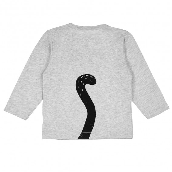 Μακρυμάνικη βαμβακερή μπλούζα με μαύρο γατάκι απλικέ για κοριτσάκι Pinokio 234951 5
