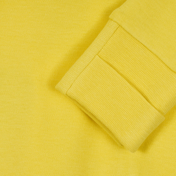 Βρεφικό μακρυμάνικο βαμβακερό φορμάκι με τύπωμα - Unisex, κίτρινο Chicco 234962 3