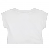 Κοντομάνικη βαμβακερή μπλούζα με φανταχτερό φιόγκο Chicco 234971 4