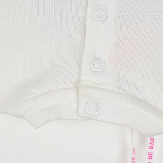 Βαμβακερή μακρυμάνικη μπλούζα με πολύχρωμο τύπωμα για κορίτσι Chicco 234978 3