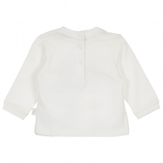 Βαμβακερή μακρυμάνικη μπλούζα με πολύχρωμο τύπωμα για κορίτσι Chicco 234979 4