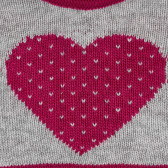 Ροζ πουλόβερ για κορίτσι, με σχέδιο καρδιά Chicco 234981 2